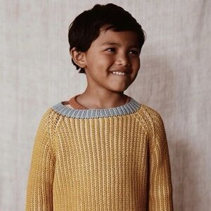 Misha + Puff fisherman rib cotton sweater